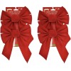 Black duck Set of 4 Red Velvet Festive Holiday Christmas