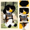 ChilArt Swinging Duck Car Mirror Hanging Ornament for Men Women