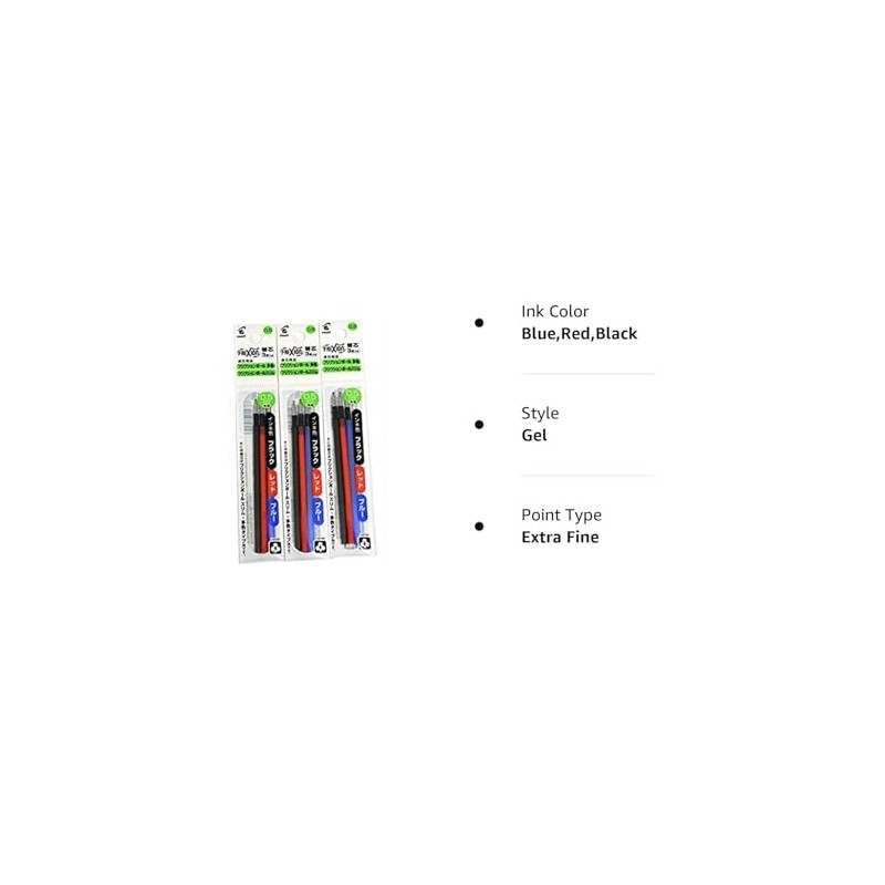 Pilot Gel Ink Refills for FriXion Ball 4 Gel Ink