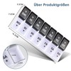JANUIXCO Pill Box 7 Days Morning Evening Pill Box 7