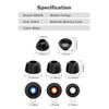 [SML-3 Pairs] KBEAR Memory Foam Replacement Ear Tips for AirPods