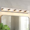 MKBNG 5-Light 5CCT Modern Bathroom Vanity Light Fixtures, 40-Inch 350°