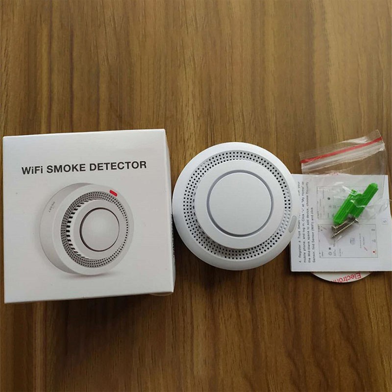 Smoke Detector High Sensitivity Energy Saving Low Power Consumption Wireless