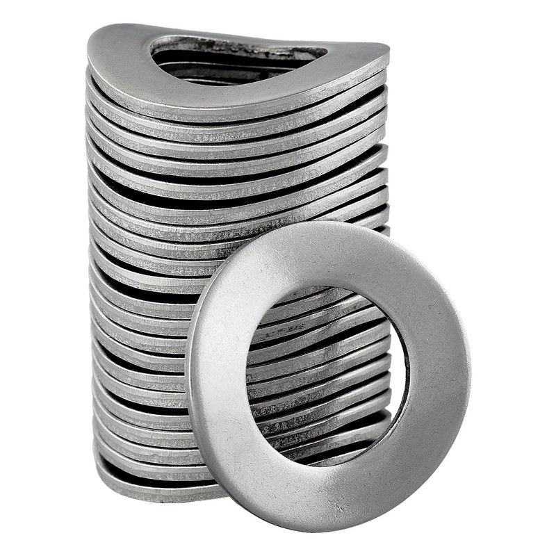 Spring washers shape B, corrugated, according to DIN 137, stainless