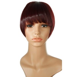 Clip in Pony Hairpiece, Extensions, Fringe, One Piece, Front Hair Extension, As Smooth As Human Hair