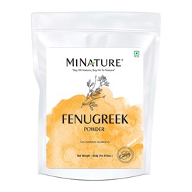 Mi Nature Fenugreek Powder - 100% Natural Trigonella Foenum Seeds - Bulk Pure Methi Powder for Cooking, Hair and Skin Care - 1kg (35.27oz) Resealable Pouch