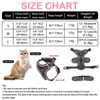Cat Leash with Reflective Strips, Adjustable Cat Kitten Harness Set,