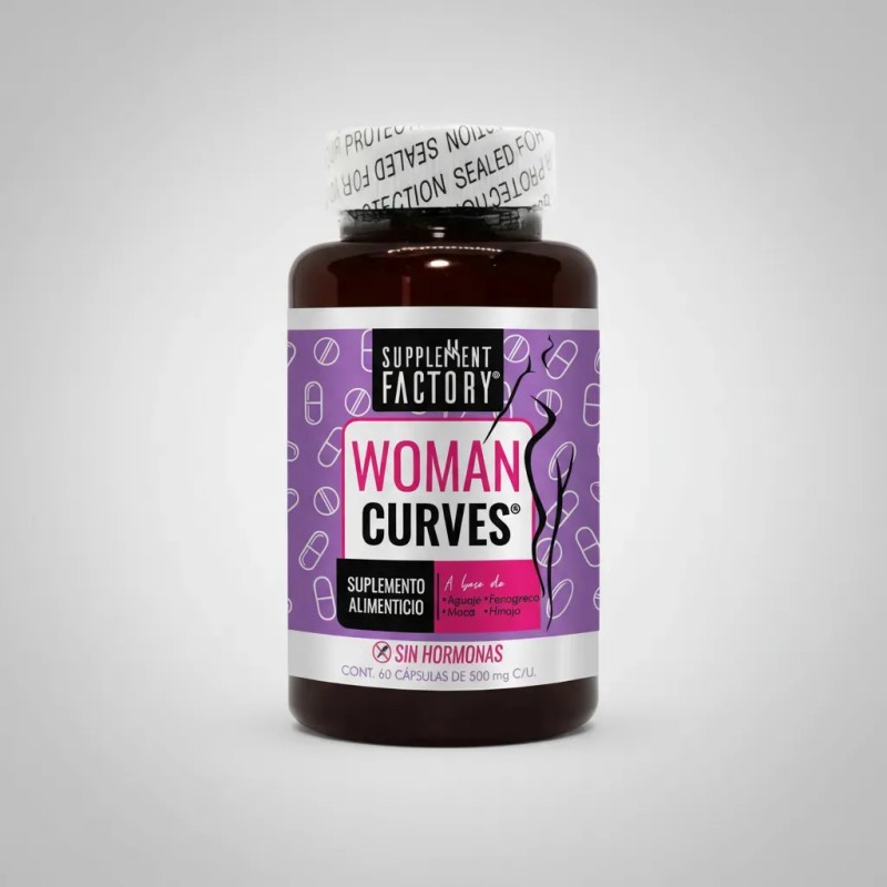 Supplement Factory Woman Curves Mejora Aumenta Busto Glúteos Cápsulas Ingredientes