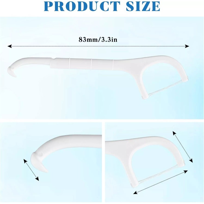 150 Dental Floss Picks for Braces & Retainers Orthodontic Cleaning