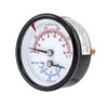 PIC Gauges TRI-RC-254R1.75-D Commercial Tridicator, Black Steel Case, Bronze Internals,