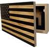 American Flag Concealed Gun Cabinet, Hidden Gun Storage American Flag