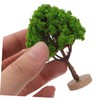 Ciieeo 4pcs Miniature Street Trees for Sand Table Simulation Tree