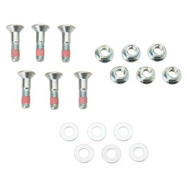 Bolt Hub-Savers Double Locked Sprocket Fastening Kit Silver for Yamaha YZ65 2018,2020-2024