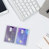 DEEZOMO Plastic Wallet Insert for Credit Card Set of 2,