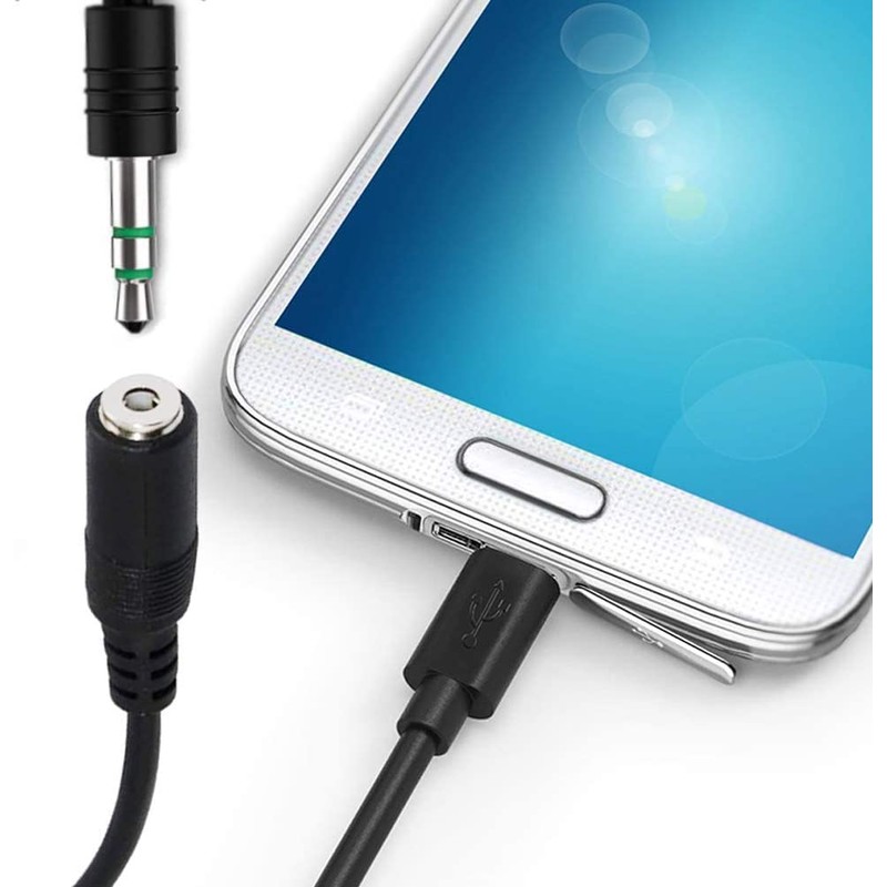 Mr. Gadget's Solutions 5Pin Male Micro to 3.5mm Female AUX