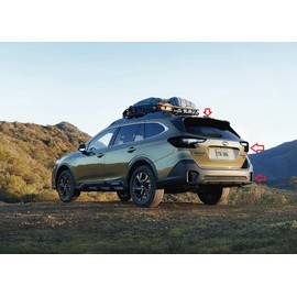 BlingLights Brand Tinted Taillight Film Covers for 2020 2021 2022 Subaru Outback