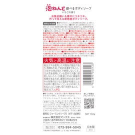 Foam Nendoro Playable Body Soap, Strawberry Scent, 5.6 oz (160 g)