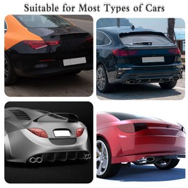 WANGCL 2Pcs Universal Exhaust Hanger Insulator Bracket Bushing Mount Rubber Muffler Shock Absorbent 11mm 4 Hole Black