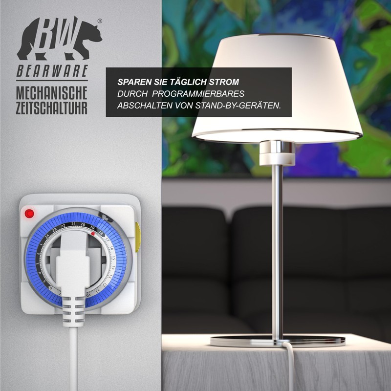 CSL-Computer CSL - 3 x Timer Switch, Mechanical Timer Socket,
