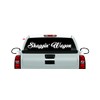 Shaggin' Wagon Back Banner 4x4 Decal Sticker Turbo Diesel Truck