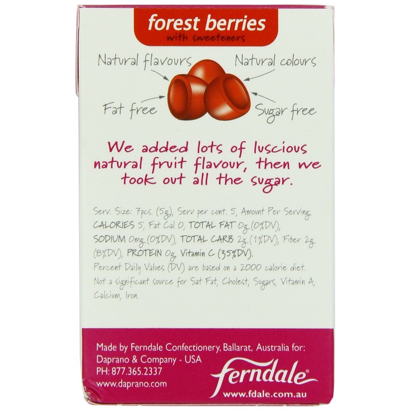Jols Sugar Free Pastilles, Forest Berry, 0.88-Ounce Boxes (Pack of
