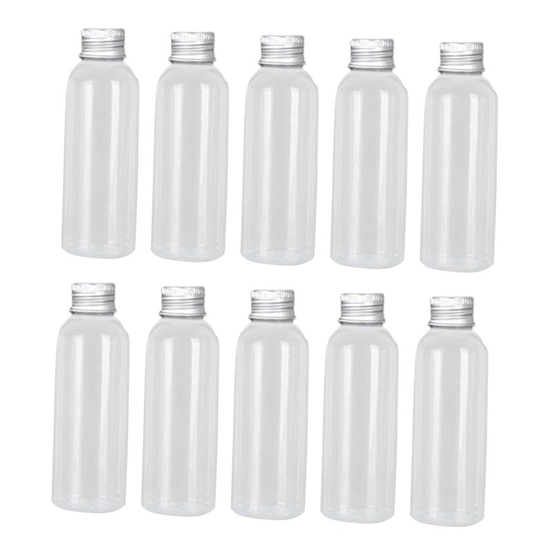 perfeclan 10x Travel Bottles for Toiletries Clear Liquid Sample Vial