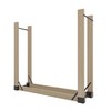 Fire Beauty Firewood Log Storage Rack 2-Pack Bracket Kit, Heavy