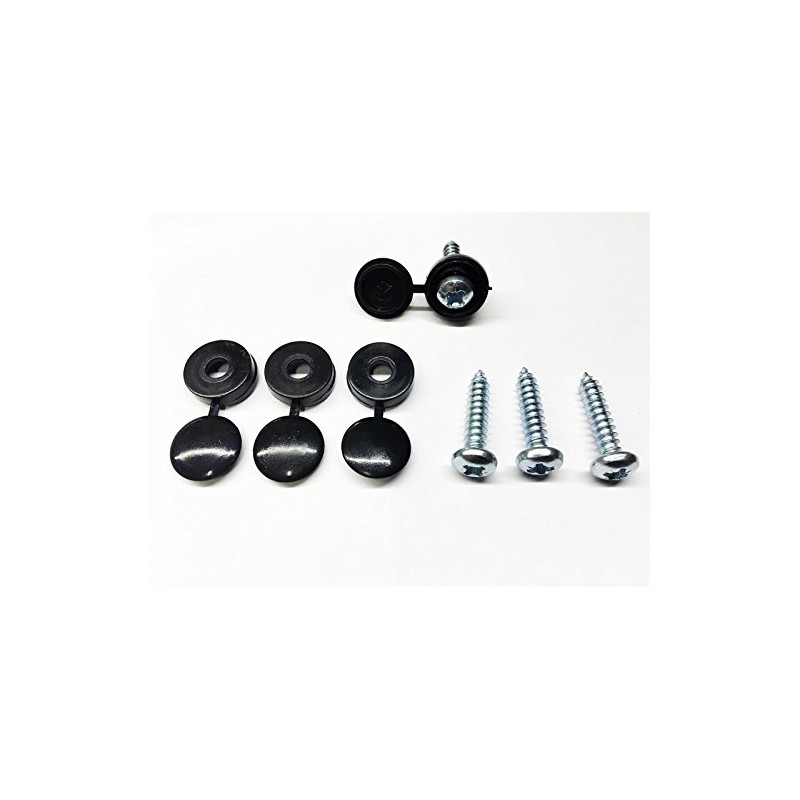Quality Car Van Number Licence Plate Fitting Kit Screws &