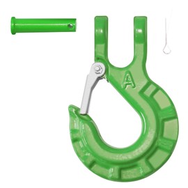 Syhvu Chain Hook with Safety Latch Heavy Duty Clevis Slip Hook Grade (Green)