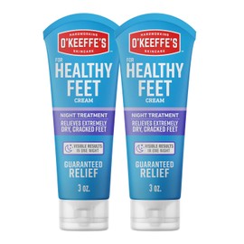 O'Keeffe's Healthy Feet Night Treatment Foot Cream, 3 Ounce Tube, (Pack of 2)