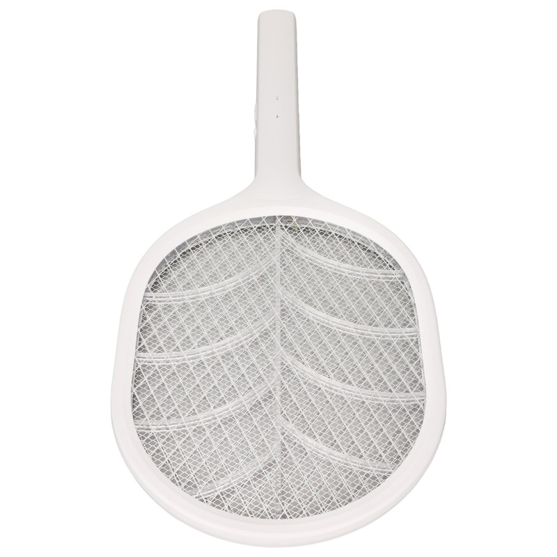 Electric Fly Swatter USB Charging Purple Light 3 Layers Safety