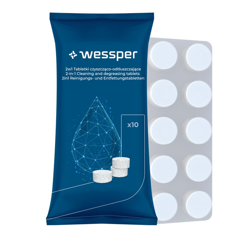 Wessper Pack of 20 Cleaning Tablets for All Fully Automatic