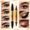 Magic Eyebrow Pencil, 2 in 1 Upgrade Multifunction 3D Microblading