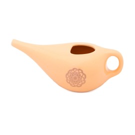 Bodhi NETI POT Nose Rinse Jug Ceramic Neti Jug with Mandala (Gold) | Jug for Nose Rinse | Nose Shower | Nethi Pot - Nethi Pot