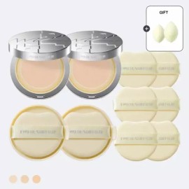 Two Slash Four 엔젤릭 새틴 쿠션 [더블패키지] Angellic Satin Cushion [Double Package] [[N21 main product + refill + 3 puffs) N21 main product + refill + 3 puffs)]