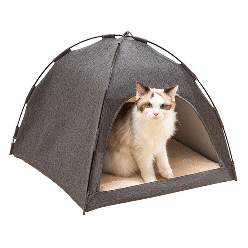 Cat Tent Bed Large Space Breathable Comfortable Washable Pet Tent