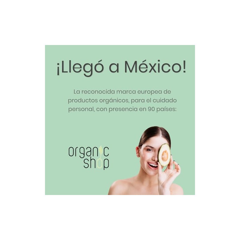 ORGANIC SHOP MASCARILLA CAPILAR REPARADORA DE AGUACATE EXUBERANTE Y MIEL