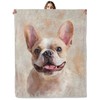 French Bulldog Throw Blanket for Girls Boys Kids Adults, 50x60