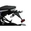 Puig 3884N Adjustable License Plate Holder with Homologated Kit, Black