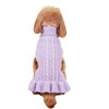 Bwealthest Dog Sweater & Dress - Cable Knit Pet Clothes