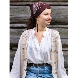 Western Earrings for Women Cowboy Earrings Boho Beaded Tassel Earrings Cowgirl Cowboy Hat Boot Earring Drop Earrings Country Concert Outfits Western Jewelry Accessories