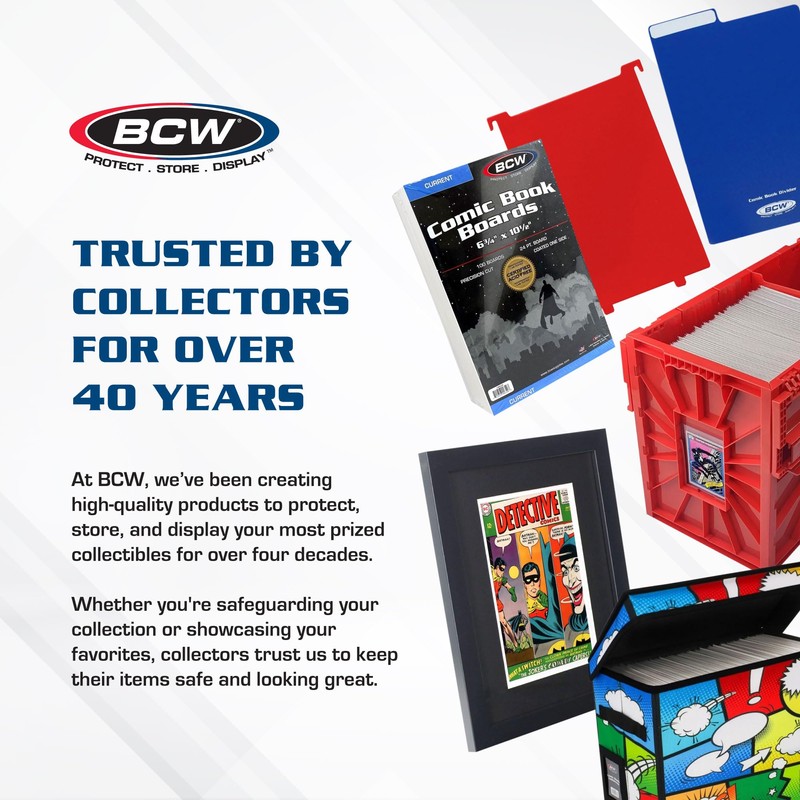 BCW Graded Comic Slab Bumpers | Translucent Comic Book Protectors
