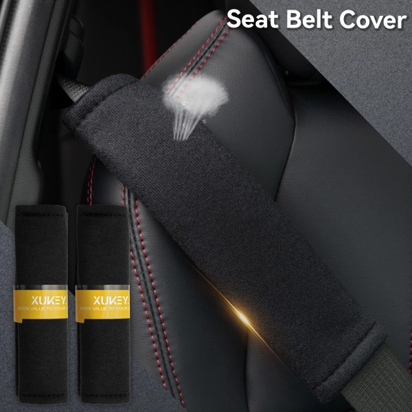 Xukey x2 Universal Seat Belt Cover Shoulder Car Pad Strap