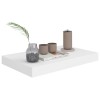 Set of 4 White Honeycomb MDF and Metal Medium Wall