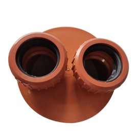 SHMOX Waste Pipe Adapter- The Ultimate Choice for Underground Drainage Systems (32X40mm Double)