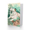 Artery8 Bulldog Lying in a Flower Field Modern Pastel Colour