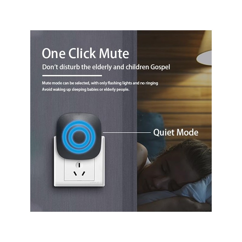 Motion Sensor Alarm Long Range Wireless Driveway Alarm Weatherproof Outdoor