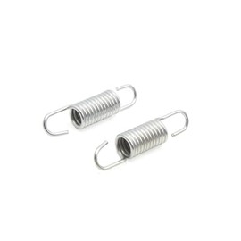 Hihaha 2pcs 6cm Length Silver Tone Brake Pedal Return Spring for Motorbike Durable Material