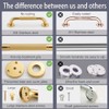 2 Pack 500mm 20inch Grab Bar Rail, 304 Stainless Anti
