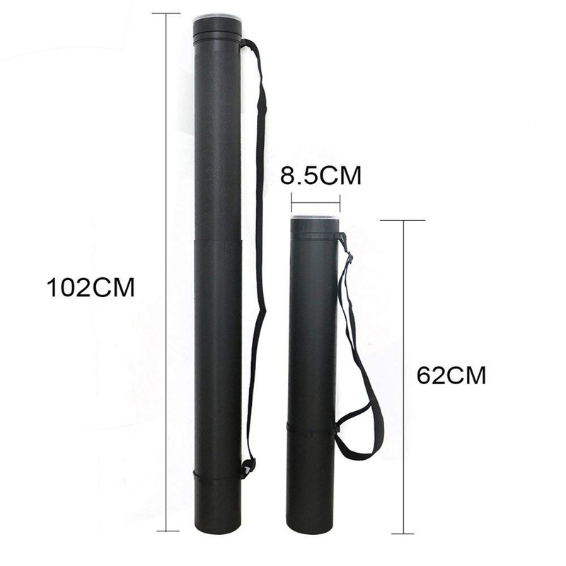 TOPARCHERY Telescopic Tube Archery Arrow Quiver Arrows Holder Case Shoulder